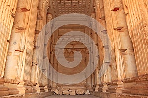 Tower of Elahbel. Ruins of the ancient city of Palmyra shortly before the war