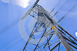 Tower of eletrical transmittion photo