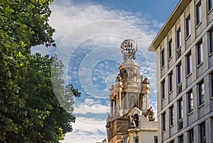 Tower of English National Opera off Trafalgar Square, London, UK