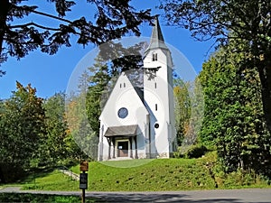 Věž evangelického kostela Tatry