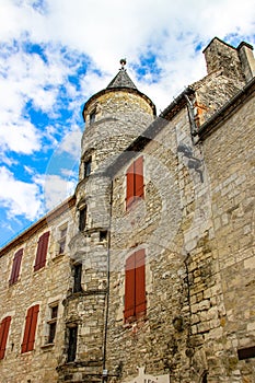 Tower of the Fabri House of Martel, Lot, Midi-PyrÃ©nÃ©es, France