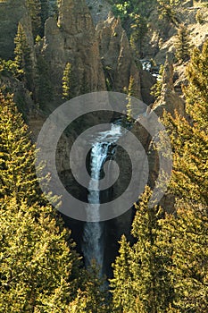 Tower Falls of Yellowstone River