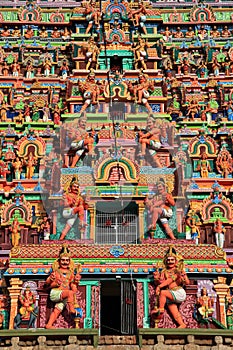 Tower of the famous Nataraja in Chidambaram