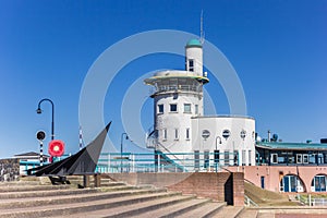 Tower of the ferry terminal in Harlingen