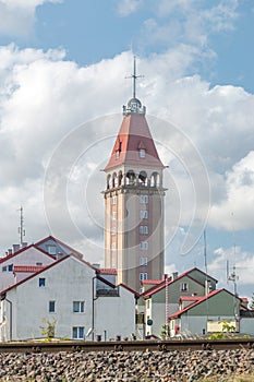 Tower of Fisherman House in Wladyslawowo, Poland