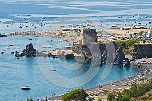 Tower of Fiuzzi. Praia a Mare. Calabria. Italy. photo