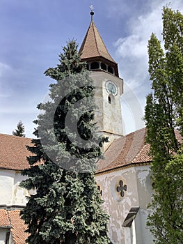 the tower of the fortified church