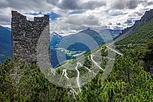 Tower of Fraele and ascent, Touristic attraction in Valtellina