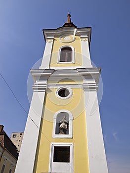 The Tower of Franciscan church, Targu Mures, Romania