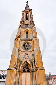 Tower of the Garrison Temple in Metz, France