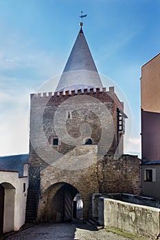 Tower gate in Bystrzyca Klodzka, Poland