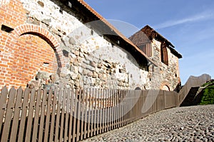 Tower Of Gediminas Gedimino In Vilnius, Lithuania. Historic Symbol Of The City Of Vilnius And Of Lithuania Itself.