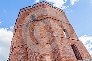 Tower Of Gediminas Gedimino In Vilnius, Lithuania, part of Upper Vilnius Castle Compl