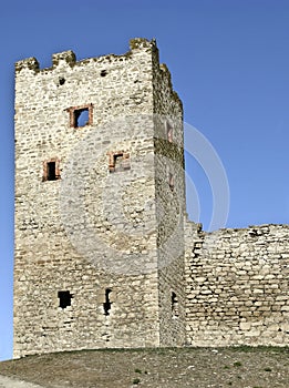 Tower of Genoese fortress in Theodosia