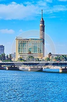 The tower on Gezira Island, Cairo, Egypt