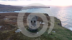 The tower at Glencolumbkille in County Donegal - Ireland