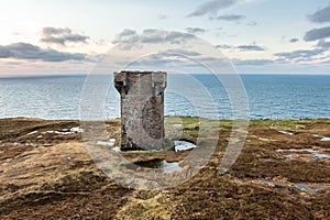 The tower at Glencolumbkille in County Donegal - Ireland