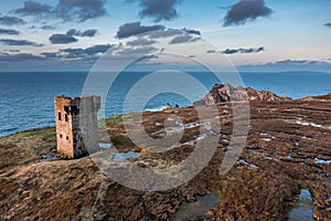 The tower at Glencolumbkille in County Donegal - Ireland