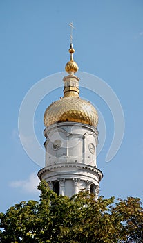 tower with golden cupola