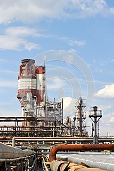 Tower granulator chimney cooling tower granular fertilizer and petrochemical caprolactam cyclohexanone organic