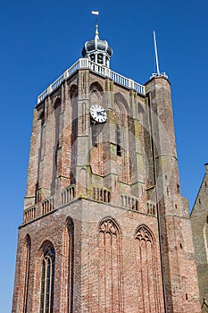 Tower of the great St. Gertrudis church in Workum