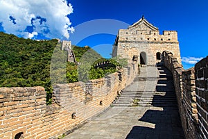 Tower on the great wall of China photo
