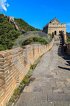Tower on the great wall of China photo