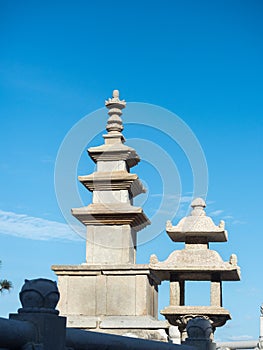 Tower in Haedong Yonggungsa Temple