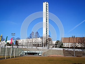 The tower of the Helsinki Olympic Stadium