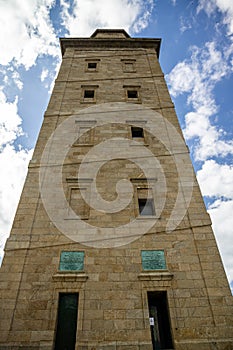 Tower of Hercueles, ancient Roman architecture and functioning lighthouse