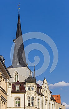 Tower of the Herderkirche church in Weimar