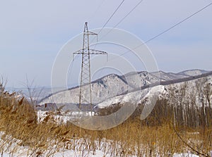 Tower of a high-voltage electric main