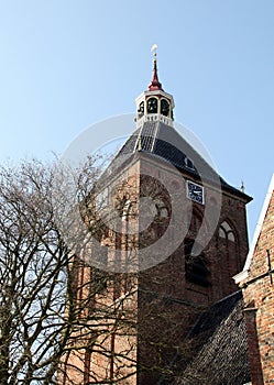 The tower of the Hippolytus Church. Middelstum