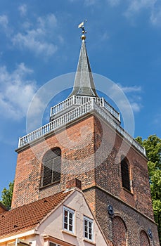 Tower of the hisotrical Lamberti church in Aurich photo