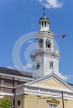 Tower of the historic Jozefkerk church in Assen