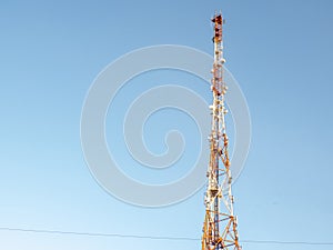 Tower of the Internet company. Modern technologies. Communication