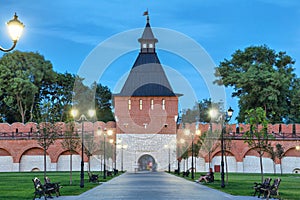 Tower of Ivanov Gate in Tula kremlin photo