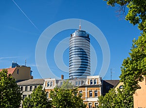 Tower in Jena Thuringia in germany