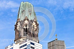 Tower of Kaiser Wilhelm memorial church