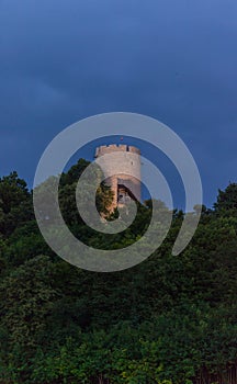 The tower in Kazimierz Dolny castle.