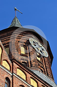 Tower Koenigsberg Cathedral. Kaliningrad, Russia