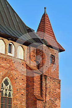 Tower Koenigsberg Cathedral. Kaliningrad, Russia