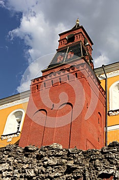 Tower of the Kremlin. Moscow, Russia.