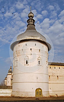 A tower of Rostov Kremlin, Russia