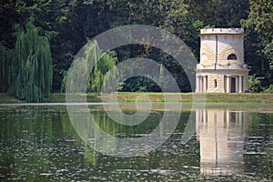 Tower in a lake