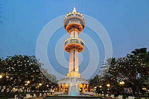 Tower landmark of Suphanburi.