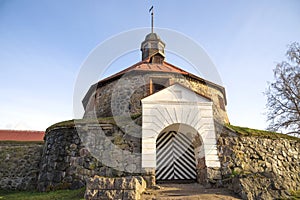 The tower of Lars Torstensson (Pugachev tower) and the gates of the Korela fortress