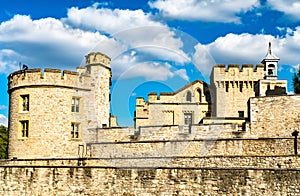 The Tower of London, a historic castle in England