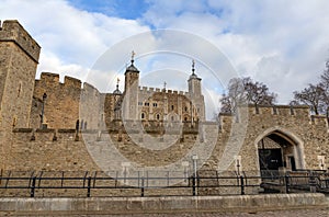 The Tower of London, landmark of the city, United Kingdom.