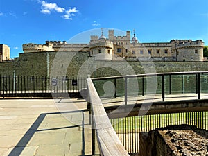 Tower of London rear view, United Kingdom